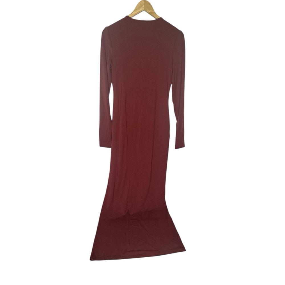 MWOT Reformation Tommie Long Sleeve Stretch Dress in Chianti m - Picture 4 of 9